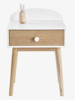 Chevet Avec Poignées Personnalisables LIGNE CONFETTI Blanc - Vertbaudet -Vertbaudet Boutique chevet avec poignees personnalisables ligne confetti 6