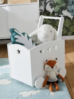 Coffre De Rangement Avec Roulettes LIGNE SIRIUS Blanc - Vertbaudet -Vertbaudet Boutique coffre de rangement avec roulettes ligne sirius 2