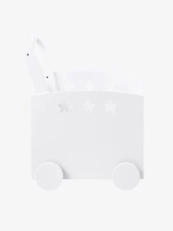 Coffre De Rangement Avec Roulettes LIGNE SIRIUS Blanc - Vertbaudet