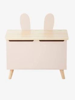 Coffre De Rangement Bunny Rose Clair/bois - Vertbaudet -Vertbaudet Boutique coffre de rangement bunny 2