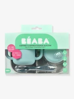 Coffret D’apprentissage 3 Pièces BEABA En Silicone Rose - Beaba -Vertbaudet Boutique coffret dapprentissage 3 pieces beaba en silicone 5