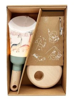 Coffret Lampe Nomade 5 En 1 Dinosauria MAISON POLOCHON Vert Sauge - Polochon -Vertbaudet Boutique coffret lampe nomade 5 en 1 dinosauria maison polochon 3