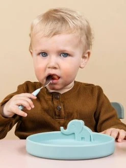 Coffret Repas 3 Pièces DONE BY DEER Peekaboo Deer Friends En Silicone Bleu - Done By Deer -Vertbaudet Boutique coffret repas 3 pieces done by deer peekaboo deer friends en silicone 2