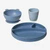Coffret Repas En Silicone Set Baby Blue - Vertbaudet -Vertbaudet Boutique coffret repas en silicone