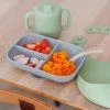 Coffret Repas Les Essentiels 4 Pièces BEABA En Silicone Vert Sauge - Beaba -Vertbaudet Boutique coffret repas les essentiels 4 pieces beaba en silicone