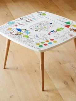 Coloritable L'atelier Des Artistes LES DRÔLES DE BOUILLES Blanc - Les Droles De Bouilles -Vertbaudet Boutique coloritable latelier des artistes les droles de bouilles 2