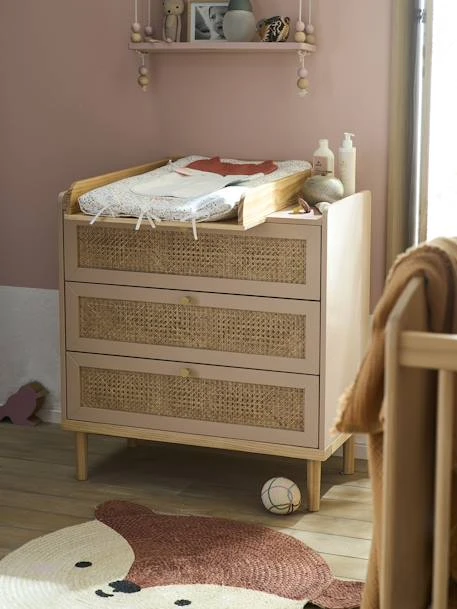 Commode En Cannage LIGNE POÉSIE Rose - Vertbaudet 7 Commode En Cannage LIGNE POÉSIE Rose - Vertbaudet – Image 5