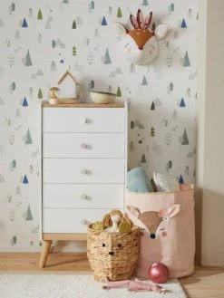 Commode Semainier Avec Poignées Personnalisables LIGNE CONFETTI Blanc - Vertbaudet -Vertbaudet Boutique commode semainier avec poignees personnalisables ligne confetti 2