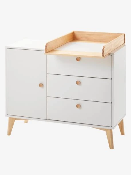 Commode SONGE Blanc/bois - Vertbaudet 4 Commode SONGE Blanc/bois - Vertbaudet – Image 2