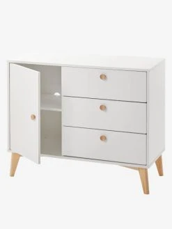Commode SONGE Blanc/bois - Vertbaudet