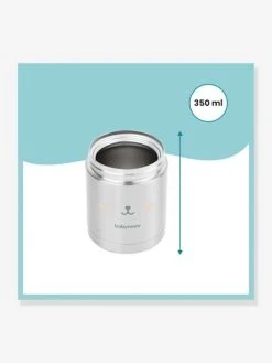 Contenant Isotherme Inox BABYMOOV EAT’S ISY Bleu Gris - Babymoov -Vertbaudet Boutique contenant isotherme inox babymoov eats isy 2