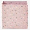 Corbeille En Carton Pliable Arc-en-ciel Rose - Vertbaudet 1 Corbeille En Carton Pliable Arc-en-ciel Rose - Vertbaudet -Vertbaudet Boutique corbeille en carton pliable arc en ciel