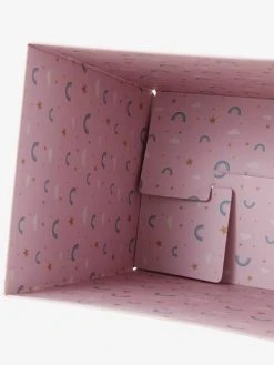 Corbeille En Carton Pliable Arc-en-ciel Rose - Vertbaudet -Vertbaudet Boutique corbeille en carton pliable arc en ciel 2