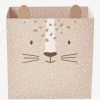 Corbeille En Carton Pliable Tigre Beige - Vertbaudet -Vertbaudet Boutique corbeille en carton pliable tigre
