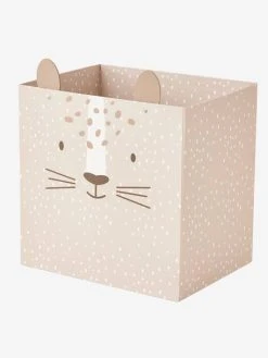 Corbeille En Carton Pliable Tigre Beige - Vertbaudet -Vertbaudet Boutique corbeille en carton pliable tigre 3