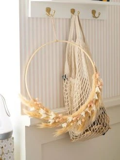 Couronne De Fleurs Séchées Rose - Vertbaudet -Vertbaudet Boutique couronne de fleurs sechees 1