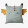 Coussin Dragon Gris Vert - Vertbaudet