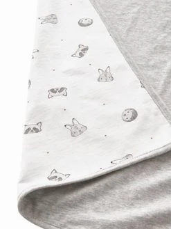 Couverture Bébé En Maille Jersey Coton Bio* MINI COMPAGNIE écru / Gris Chiné - Vertbaudet 10 Couverture Bébé En Maille Jersey Coton Bio* MINI COMPAGNIE écru / Gris Chiné - Vertbaudet -Vertbaudet Boutique couverture bebe en maille jersey coton bio mini compagnie 2