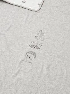 Couverture Bébé En Maille Jersey Coton Bio* MINI COMPAGNIE écru / Gris Chiné - Vertbaudet 11 Couverture Bébé En Maille Jersey Coton Bio* MINI COMPAGNIE écru / Gris Chiné - Vertbaudet -Vertbaudet Boutique couverture bebe en maille jersey coton bio mini compagnie 3