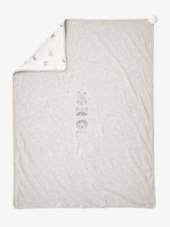 Couverture Bébé En Maille Jersey Coton Bio* MINI COMPAGNIE écru / Gris Chiné - Vertbaudet 12 Couverture Bébé En Maille Jersey Coton Bio* MINI COMPAGNIE écru / Gris Chiné - Vertbaudet -Vertbaudet Boutique couverture bebe en maille jersey coton bio mini compagnie 4