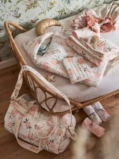 Couverture Bébé Jersey/gaze De Coton EAU DE ROSE Rose - Vertbaudet -Vertbaudet Boutique couverture bebe jerseygaze de coton eau de rose 3