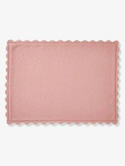 Couverture Bébé Tricot Point De Riz En Coton Rose - Vertbaudet -Vertbaudet Boutique couverture bebe tricot point de riz en coton 2