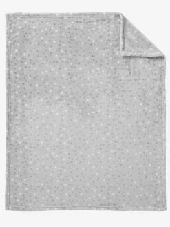 Couverture En Microfibre Imprimée étoiles Gris Clair - Vertbaudet -Vertbaudet Boutique couverture en microfibre imprimee etoiles 2