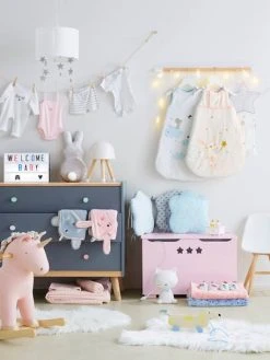 Couverture En Microfibre Imprimée étoiles Gris Clair - Vertbaudet -Vertbaudet Boutique couverture en microfibre imprimee etoiles 5