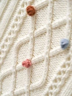 Couverture Tricot HAPPY BOHÈME écru - Vertbaudet 11 Couverture Tricot HAPPY BOHÈME écru - Vertbaudet -Vertbaudet Boutique couverture tricot happy boheme 3