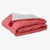 Couvre-lit EDEN INDIA Rose / Multicolore - Vertbaudet -Vertbaudet Boutique couvre lit eden india