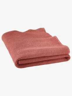 Couvre-lit Nid D'abeille Gaufrette Bleu Vert - Vertbaudet -Vertbaudet Boutique couvre lit nid dabeille gaufrette 4