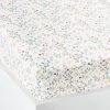 Drap-housse Bébé FLEURETTES Ecru / Multico - Vertbaudet