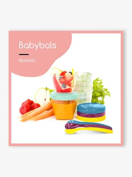 Ensemble De 12 Boîtes Hermétiques + 3 Cuillères Souples BABYMOOV Babybols Multi Set Multicolore - Babymoov 4 Ensemble De 12 Boîtes Hermétiques + 3 Cuillères Souples BABYMOOV Babybols Multi Set Multicolore - Babymoov – Image 2