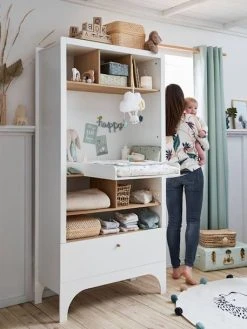 Vertbaudet Boutique -Vertbaudet Boutique etagere a langer 2 en 1 ligne nougatine 1