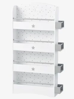 Etagère-bibliothèque Enfant LIGNE SIRIUS Blanc Clair Uni Avec Decor - Vertbaudet