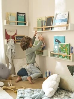 Etagère Large LIGNE CONFETTI Blanc - Vertbaudet 9 Etagère Large LIGNE CONFETTI Blanc - Vertbaudet -Vertbaudet Boutique etagere large ligne confetti 3