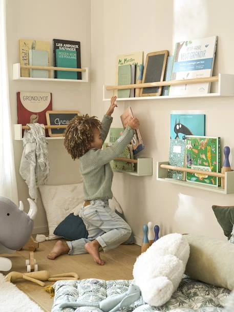 Etagère Large LIGNE CONFETTI Blanc - Vertbaudet 6 Etagère Large LIGNE CONFETTI Blanc - Vertbaudet – Image 4