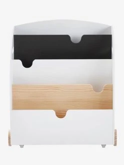 Etagère Pour Livres à Roulettes LIGNE SCHOOL Rose - Vertbaudet -Vertbaudet Boutique etagere pour livres a roulettes ligne school 2