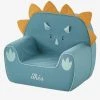 Fauteuil En Mousse Dino Triceratops Bleu - Vertbaudet -Vertbaudet Boutique fauteuil en mousse dino triceratops