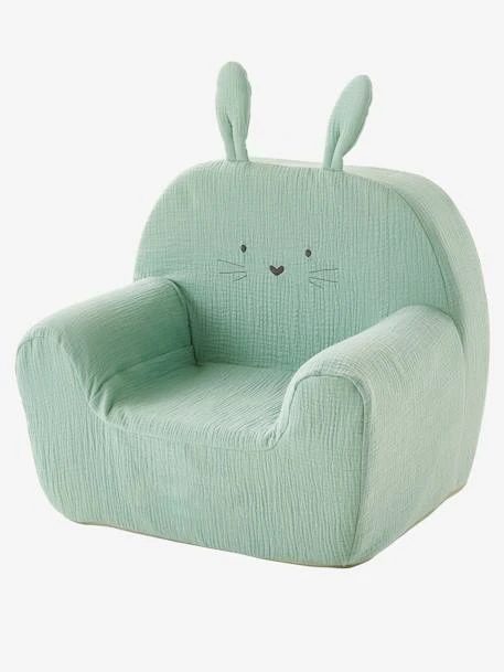 Fauteuil En Mousse Personnalisable Lapin Vert - Vertbaudet 4 Fauteuil En Mousse Personnalisable Lapin Vert - Vertbaudet – Image 2
