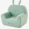 Fauteuil En Mousse Personnalisable Lapin Vert - Vertbaudet -Vertbaudet Boutique fauteuil en mousse personnalisable lapin