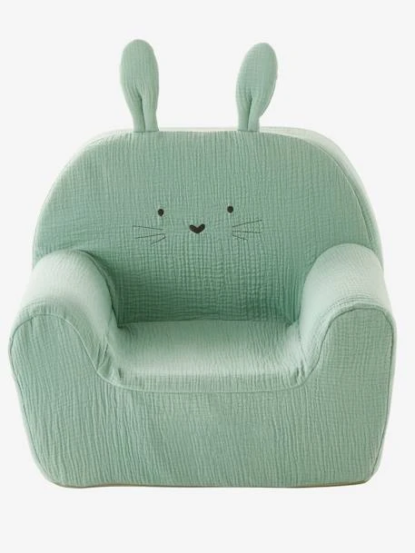 Fauteuil En Mousse Personnalisable Lapin Vert - Vertbaudet 6 Fauteuil En Mousse Personnalisable Lapin Vert - Vertbaudet – Image 4