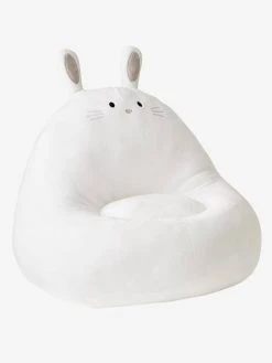 Fauteuil Lapin Fausse Fourrure Blanc - Vertbaudet