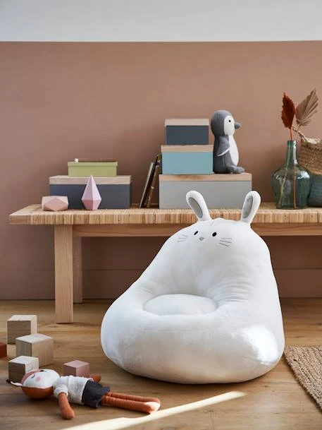 Fauteuil Lapin Fausse Fourrure Blanc - Vertbaudet 7 Fauteuil Lapin Fausse Fourrure Blanc - Vertbaudet – Image 5