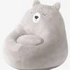 Fauteuil Ours Fausse Fourrure Gris Clair - Vertbaudet -Vertbaudet Boutique fauteuil ours fausse fourrure