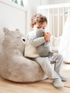 Fauteuil Ours Fausse Fourrure Gris Clair - Vertbaudet 9 Fauteuil Ours Fausse Fourrure Gris Clair - Vertbaudet -Vertbaudet Boutique fauteuil ours fausse fourrure 2