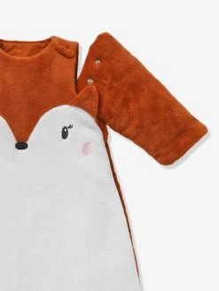 Gigoteuse Manches Amovibles En Microfibre RENARD écru / Roux - Vertbaudet -Vertbaudet Boutique gigoteuse manches amovibles en microfibre renard 3