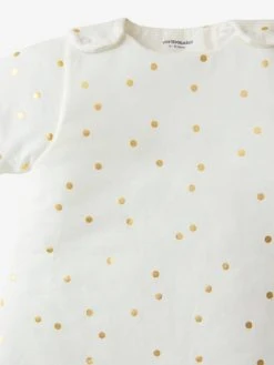 Gigoteuse Manches Amovibles GREEN FOREST écru / Pois Doré - Vertbaudet -Vertbaudet Boutique gigoteuse manches amovibles green forest 3