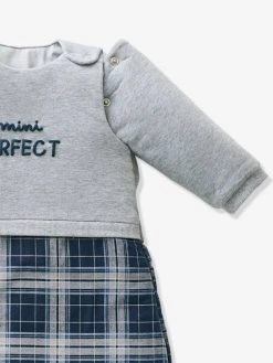 Gigoteuse Manches Amovibles MINI PERFECT Gris Chiné / Bleu - Vertbaudet -Vertbaudet Boutique gigoteuse manches amovibles mini perfect 2