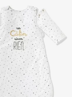 Gigoteuse Manches Amovibles UN CÂLIN SINON RIEN Blanc - Vertbaudet -Vertbaudet Boutique gigoteuse manches amovibles un calin sinon rien 2